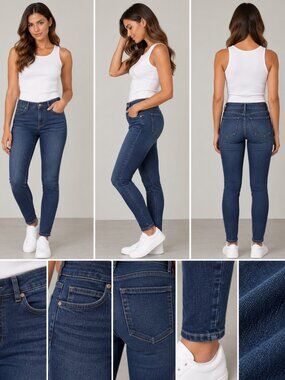 Michael Kors Dark Wash Stretch Skinny Jeans Size 2